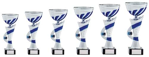 Silver and Blue Trophy Cup Awards 1788 Series